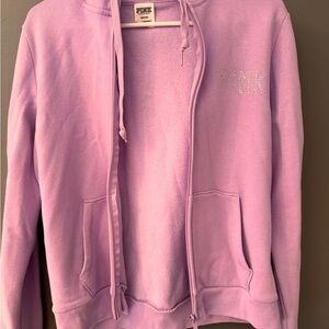 PINK Victoria's Secret Lavender Bling Hoodie